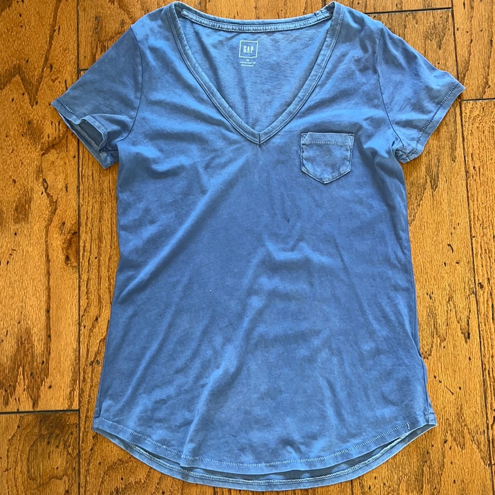XS, soft Smokey blue, Gap T-shirt